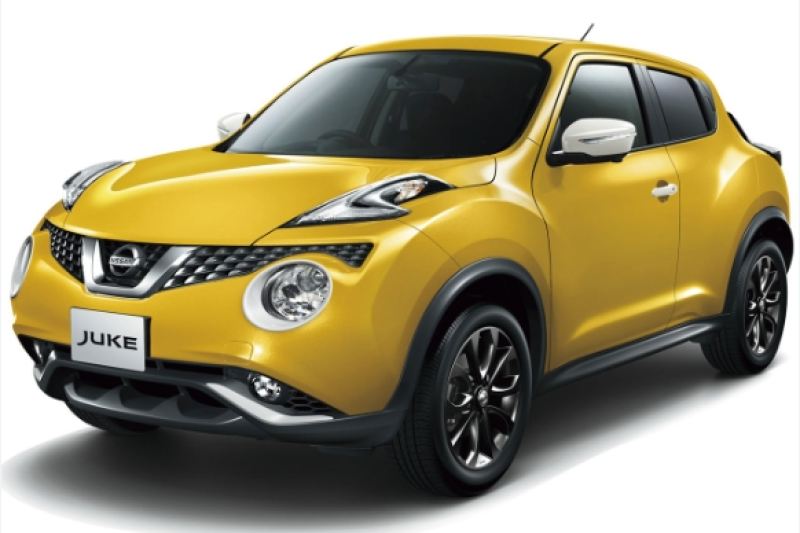 基本免責保険込み、空港/赤嶺駅無料送迎 5名乗り SUV  ニッサン ジューク (Bluetooth、 ETC,バックカメラ、携帯ホルダー)