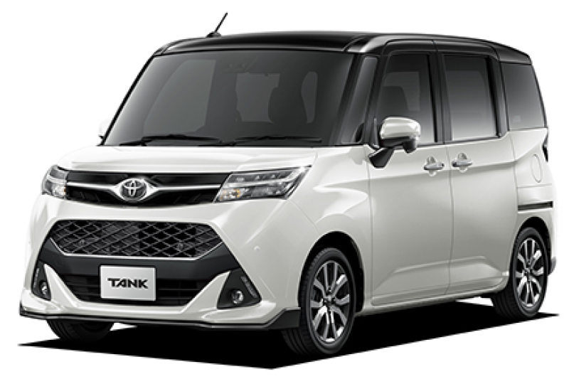 基本免責保険込み、空港/赤嶺駅無料送迎、 トヨタ タンク ★現行モデル 低燃費 (Bluetooth、ETC,バックカメラ、携帯ホルダー)