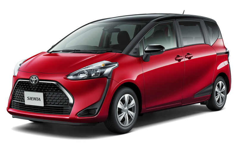 基本免責保険込み、空港/赤嶺駅無料送迎 トヨタ シエンタ7人乗り (Bluetooth、バックカメラ、携帯ホルダー)チャイルドシート1台無料