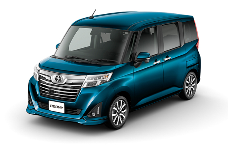 基本免責保険込み、空港/赤嶺駅無料送迎、　トヨタ　ルーミー　★現行モデル　低燃費 (Bluetooth、バックカメラ、携帯ホルダー）