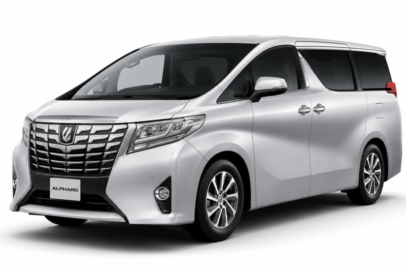 [3003COPY]★基本免責保険込み、空港/赤嶺駅無料送迎　トヨタ　アルファード8人乗り　(Bluetooth、ETC,バックカメラ、携帯ホルダー）チャイルドシート1台無料0000