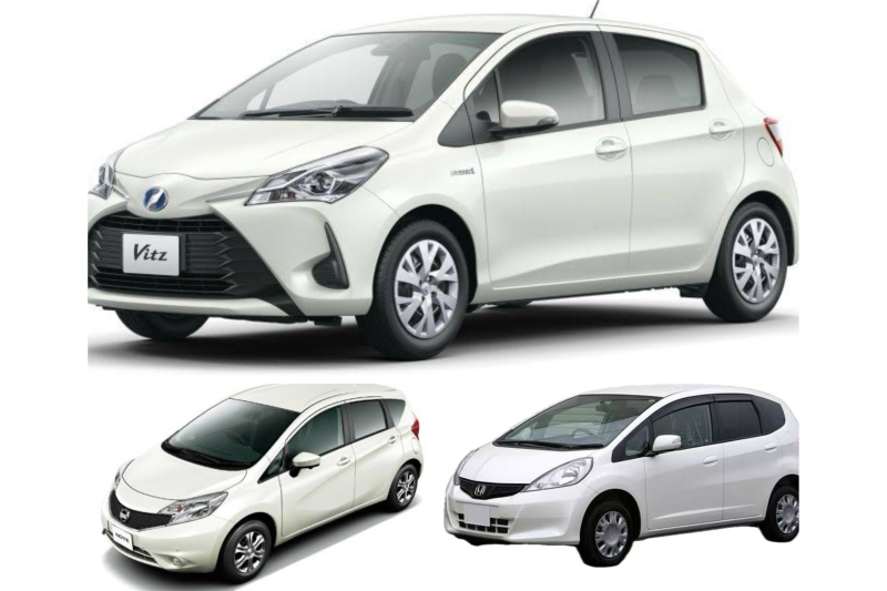 那覇空港からすぐ!【空港送迎無料・免責込み】コンパクトカープラン★ETC、音楽再生Bluetoothトランスミッター、スマホホルダー、充電器、標準装備★ ★禁煙車5人乗り