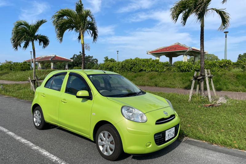 5人乗りコンパクトカー ナビ、ETC車載器付き!送迎あり!