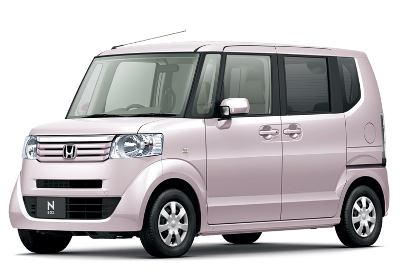 大人気!! ホンダNBOX ピンク トランクがフラットになり荷物乗せやすい! 那覇空港迄最短5分!!空港⇔営業所無料送迎サービス