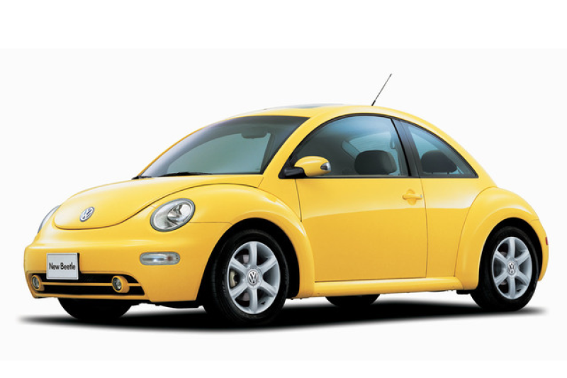 ビートル 黄色 ユニークなデザイン、特に丸みを帯びたレトロな外観 那覇空港迄最短5分!!空港⇔営業所無料送迎サービス