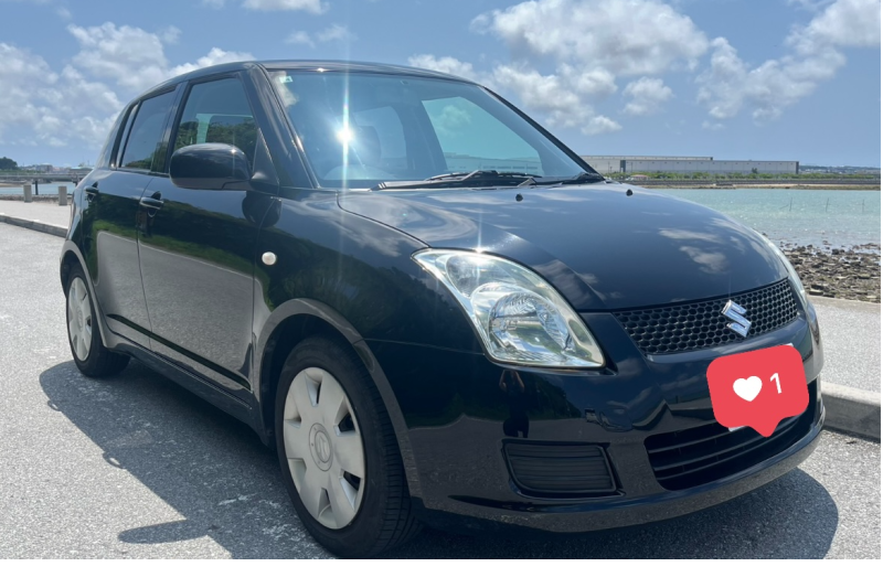 【沖縄最安値コンパクトレンタカープラン】カップルや少人数にピッタリなレンタカ―★ディスプレイオーディオだから音楽も聴ける♪(スイフト 限定1台)