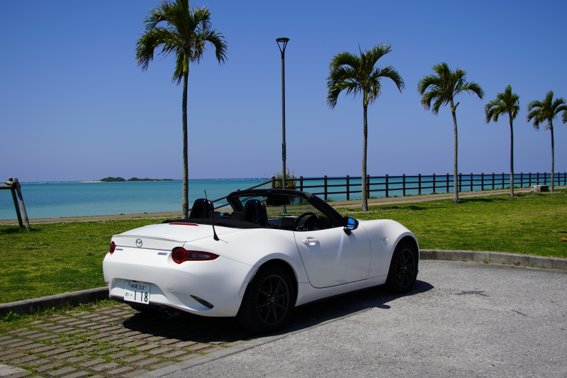 Mazda ND Roadster (MX-5) White, 2-Seater ｜Compare and Reserve