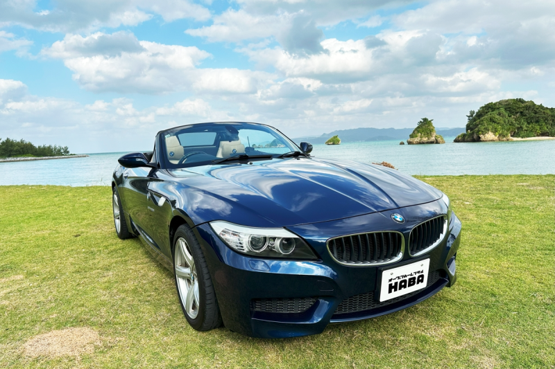 BMW Z4 ブルー2人乗り 【個別空港送迎無料!待ち時間ほぼ0!】