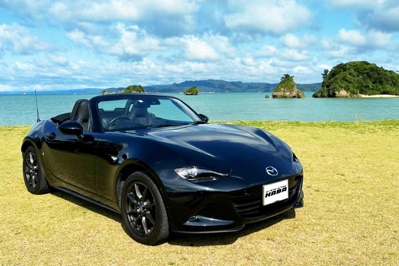 マツダ NDロードスター(MX-5) ブラック 2人乗り 【個別空港送迎無料!待ち時間ほぼ0!】