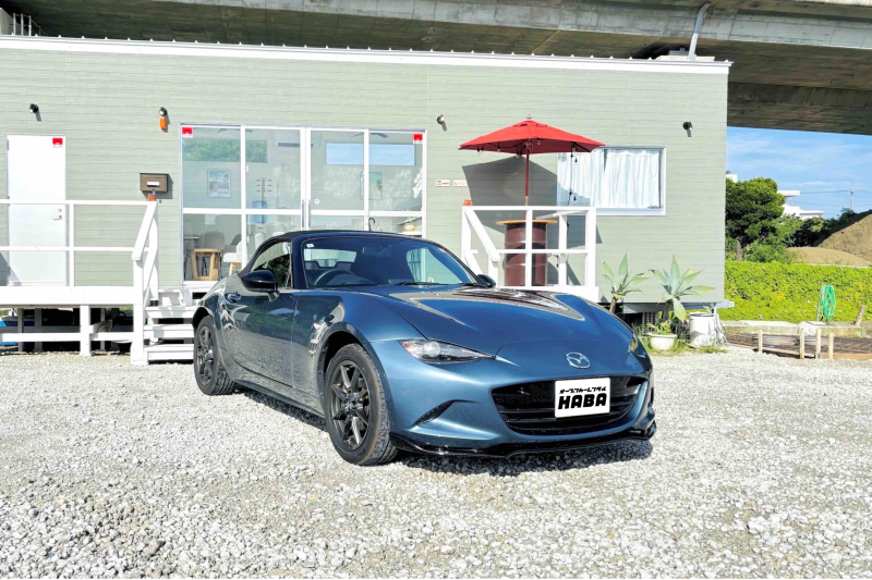 マツダ NDロードスター(MX-5) ブルー2人乗り　【個別空港送迎無料！待ち時間ほぼ0！】