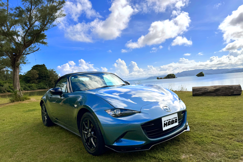 マツダ NDロードスター(MX-5) ブルー2人乗り 【個別空港送迎無料!待ち時間ほぼ0!】