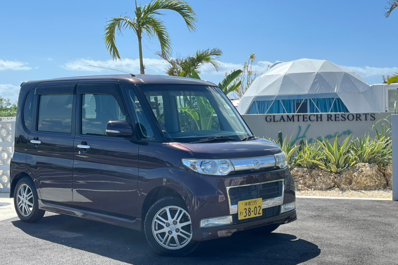 【下地空港or宮古空港 送迎無料約4分】大人気のダイハツタントカスタム!広々空間が車内の時間を優しく包み込む、スモールカーの王道※ホテル配車無料!安心の免責保証込み!