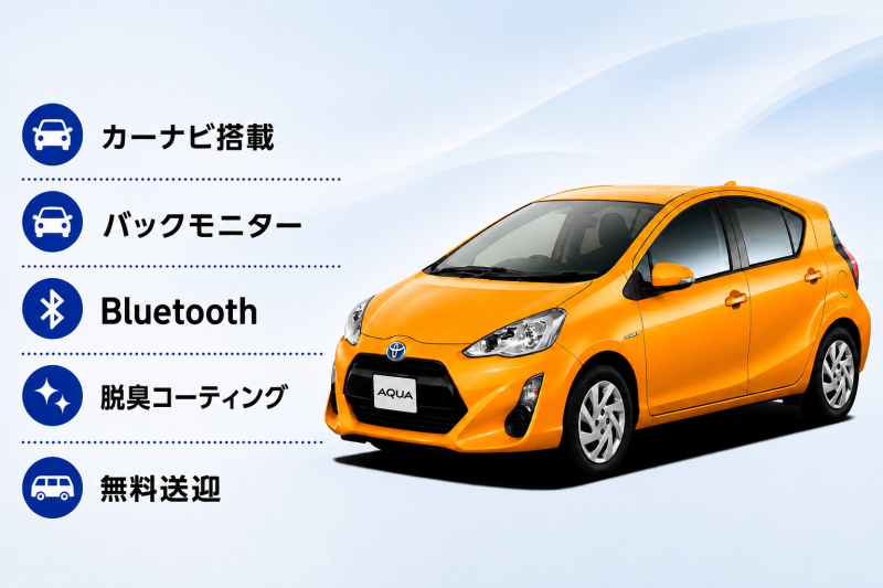 【コンパクト】 コンパクトで走りやすい大人気車種　