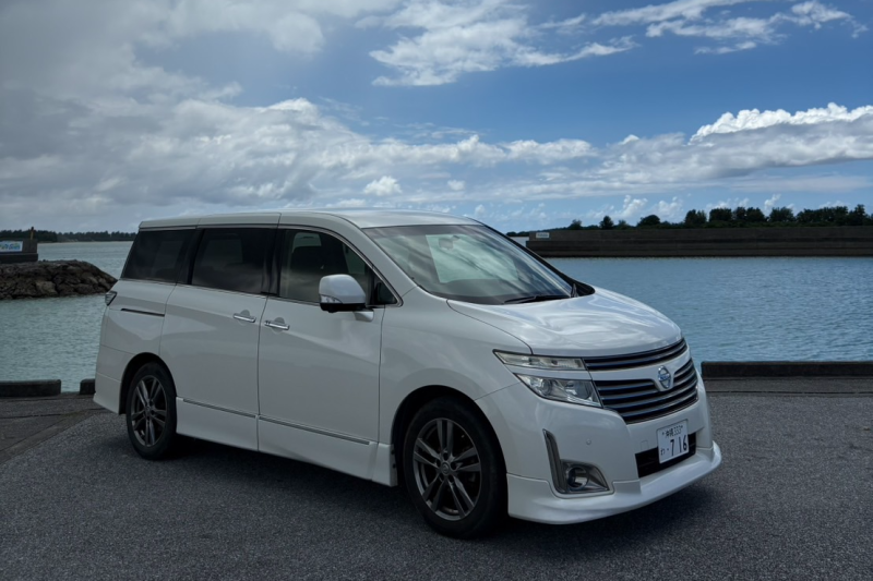 7人乗りワンボックス(日産 エルグランド (ホワイト)) 宮古空港無料送迎あり✈