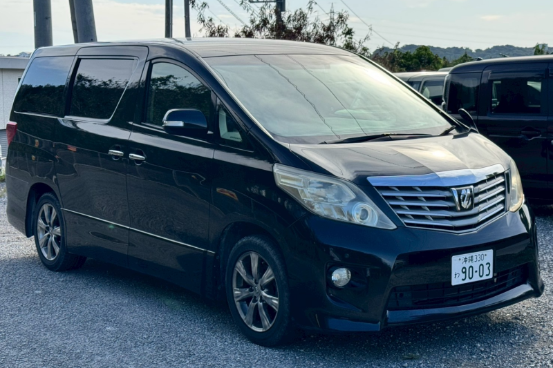 ※時間制 \那覇M'sレンタカー限定キャンペーン実施中!/ウェルカムドリンク、オリジナルチェキ風フォトプレゼント中♪【★免責込★】広々7名乗りアルファード!/空港送迎サービス!<空港~営業所>/ナビ付き/ETC/ドライブレコーダー/禁煙車(※写真はイメージですので色が異なることがあります)