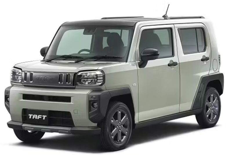 2024年型新型DAIHATSU TAFT 4人乗り車(チャイルドシート1台無料、ETC、バックカメラ付き)