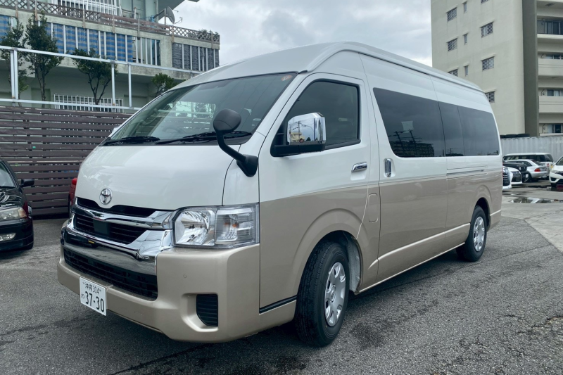 2泊3日から　免責こみこみ★ハイエース★  10人乗り♪　空港送迎オプションあり