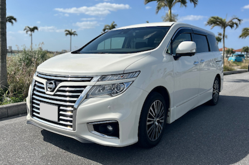 【最安値プラン・補償選択制】日産 エルグランド 7人乗り 事前全額クレジット決済 タクシー無料送迎 チャイルドシート無料 充電器無料貸出