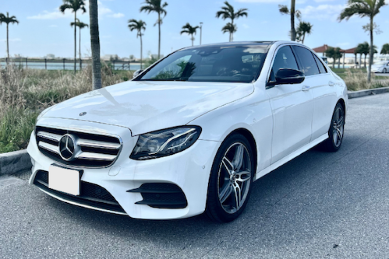 【最安値プラン・補償選択制】メルセデス・ベンツ Eクラスセダン 5人乗り 事前全額クレジット決済 タクシー無料送迎 チャイルドシート無料 充電器無料貸出