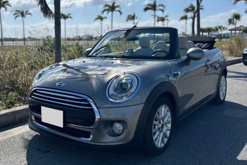 【最安値プラン・補償選択制】MINIクーパー コンバーチブル 4人乗り オープンカー 事前全額クレジット決済 タクシー無料送迎 チャイルドシート無料 充電器無料貸出