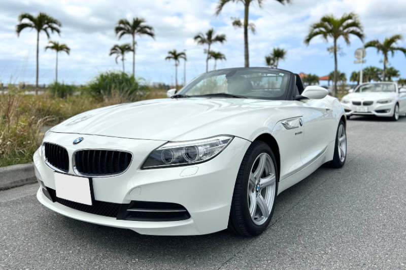 【最安値プラン・補償選択制】 BMW  Z4 2人乗り オープンカー 事前全額クレジット決済 タクシー無料送迎 チャイルドシート無料 充電器無料貸出