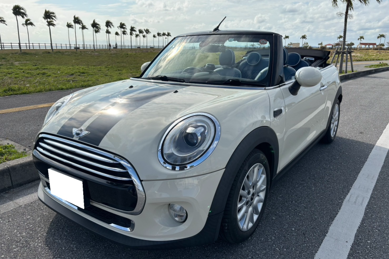 【最安値プラン・補償選択制】MINIクーパー コンバーチブル 4人乗り オープンカー 事前全額クレジット決済 タクシー無料送迎 チャイルドシート無料 充電器無料貸出