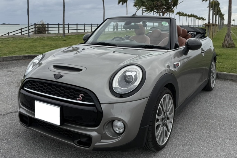 【最安値プラン・補償選択制】MINIクーパー コンバーチブル 4人乗り オープンカー 事前全額クレジット決済 タクシー無料送迎 チャイルドシート無料 充電器無料貸出