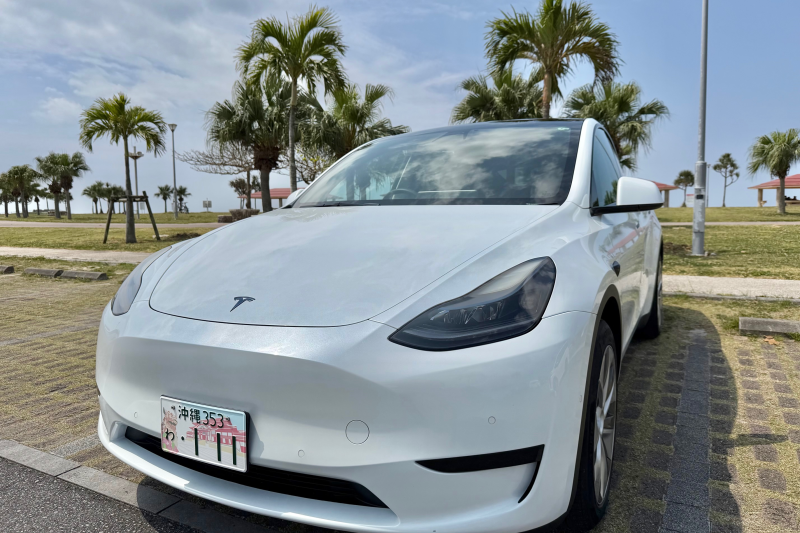 ⚡️テスラ モデルY⚡️基本補償／充電代コミコミプラン⭐️【那覇空港完全個別送迎】