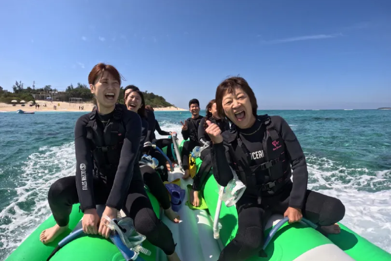 【세소코섬】2026년도 세소코섬 오픈 ! 바나나보트로 이동하는 스노쿨링 ＆ 마린옵션 2회 (이용기간:2026.4.18~10.31) *한국인스탭이 상주하고있습니다*